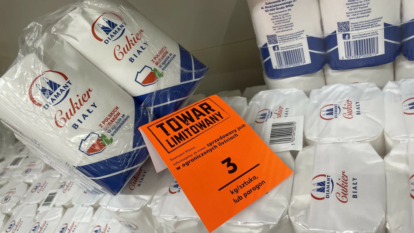 W niektórych sieciach spożywczych cukier stał się towarem reklamentowanym