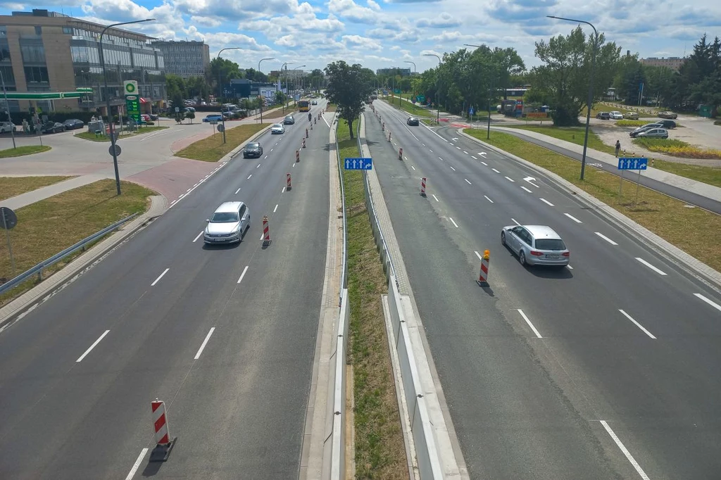 Przebudowany odcinek DK79 w Piasecznie tuż przed oddaniem do ruchu