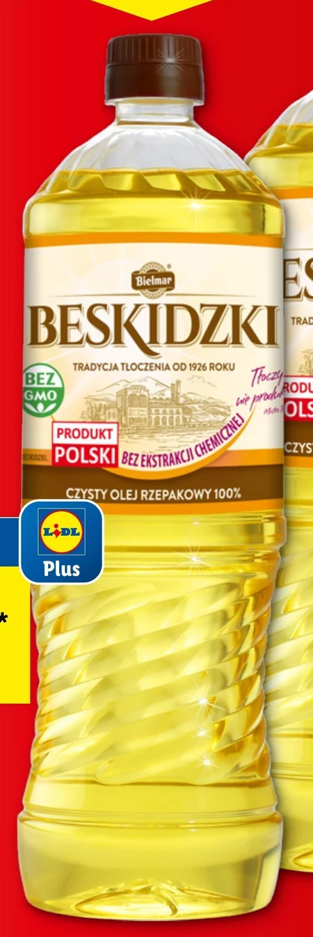 Bielmar Beskidzki Czysty olej rzepakowy 100% 1 l