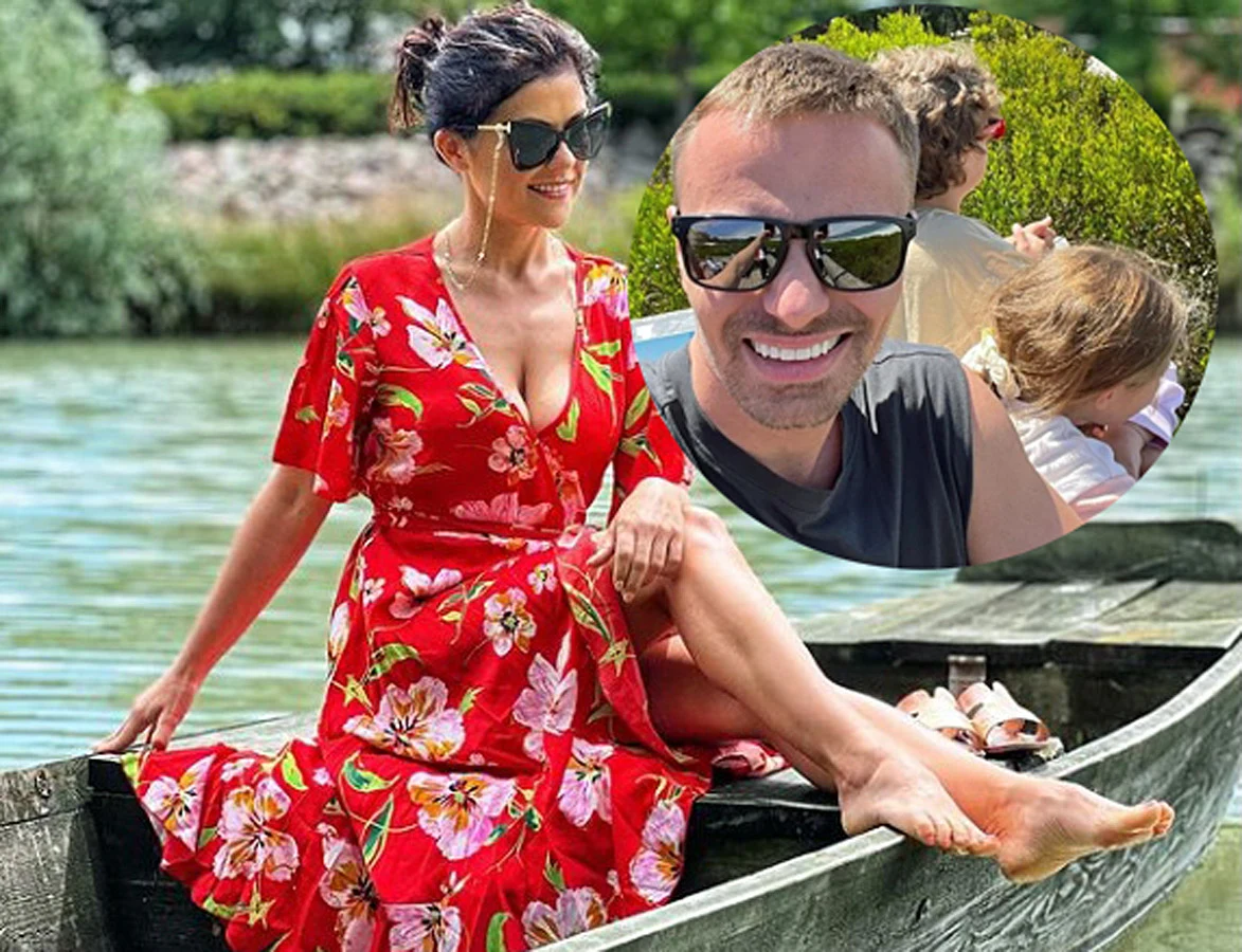 Kasia Cichopek i Marcin Hakiel z dziećmi Kasia Cichopek i Marcin Hakiel z dziećmi