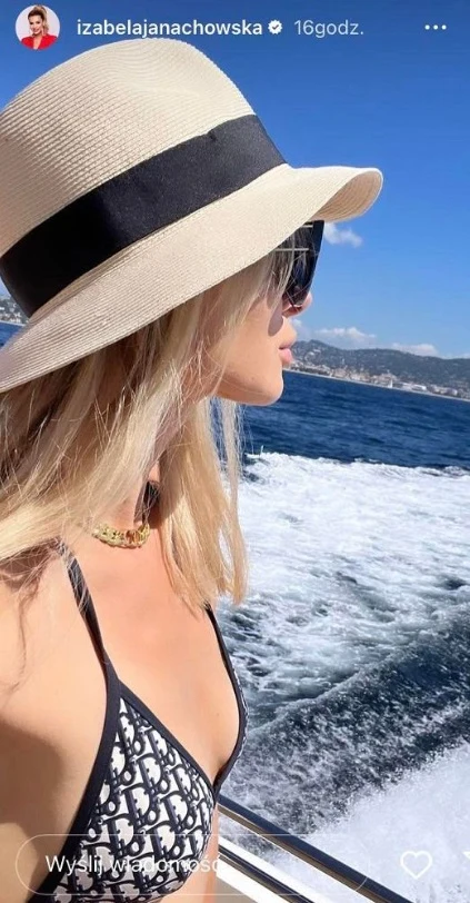 Izabela Janachowska w kosztownym bikini! Izabela Janachowska w kosztownym bikini!