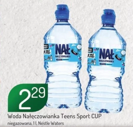 Nałęczowianka Nał Naturalna woda mineralna niegazowana 1 l