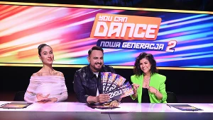 Ida Nowakowska, Agustin Egurolla, Katarzyna Cichopek w programie "You Can Dance - Nowa Generacja" 