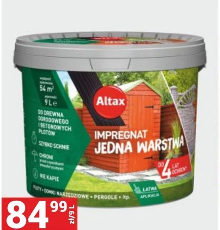 Impregnat do drewna Altax