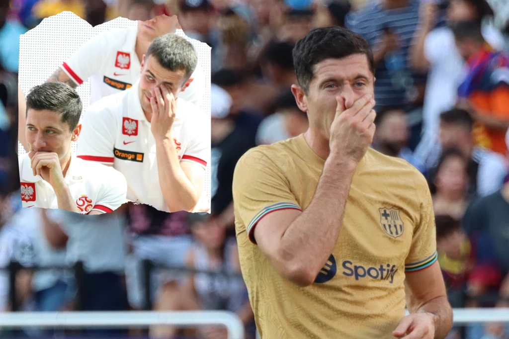 Robert Lewandowski czeka na prezentację w barwach FC Barcelona na Camp Nou Robert Lewandowski czeka na prezentację w barwach FC Barcelona na Camp Nou