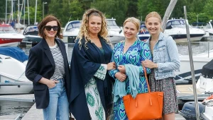 Gwiazdy "Przyjaciółek" nad Zalewem Zegrzyńskim
