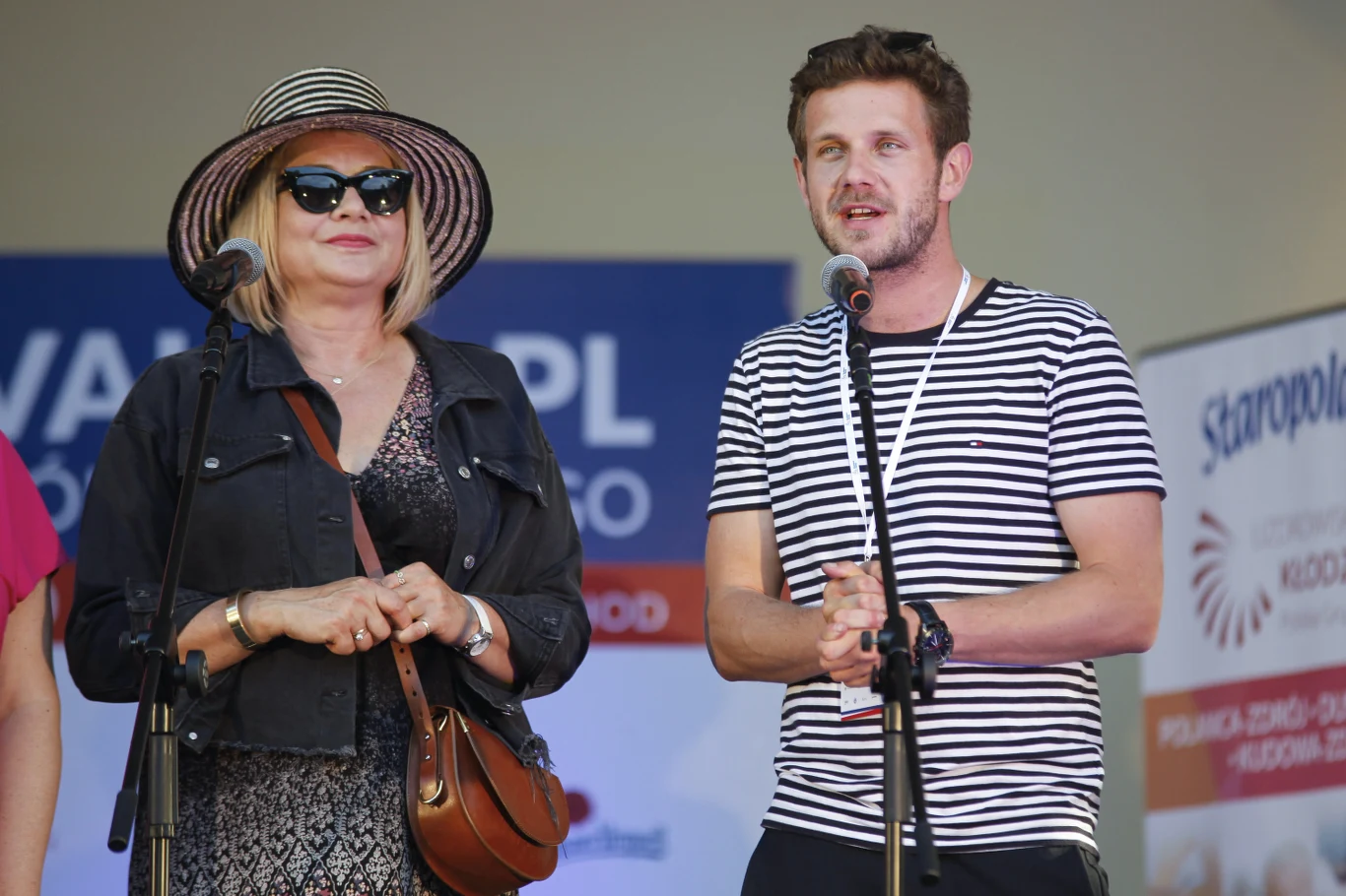 Małgorzata Ostrowska-Królikowska z synem Antonim