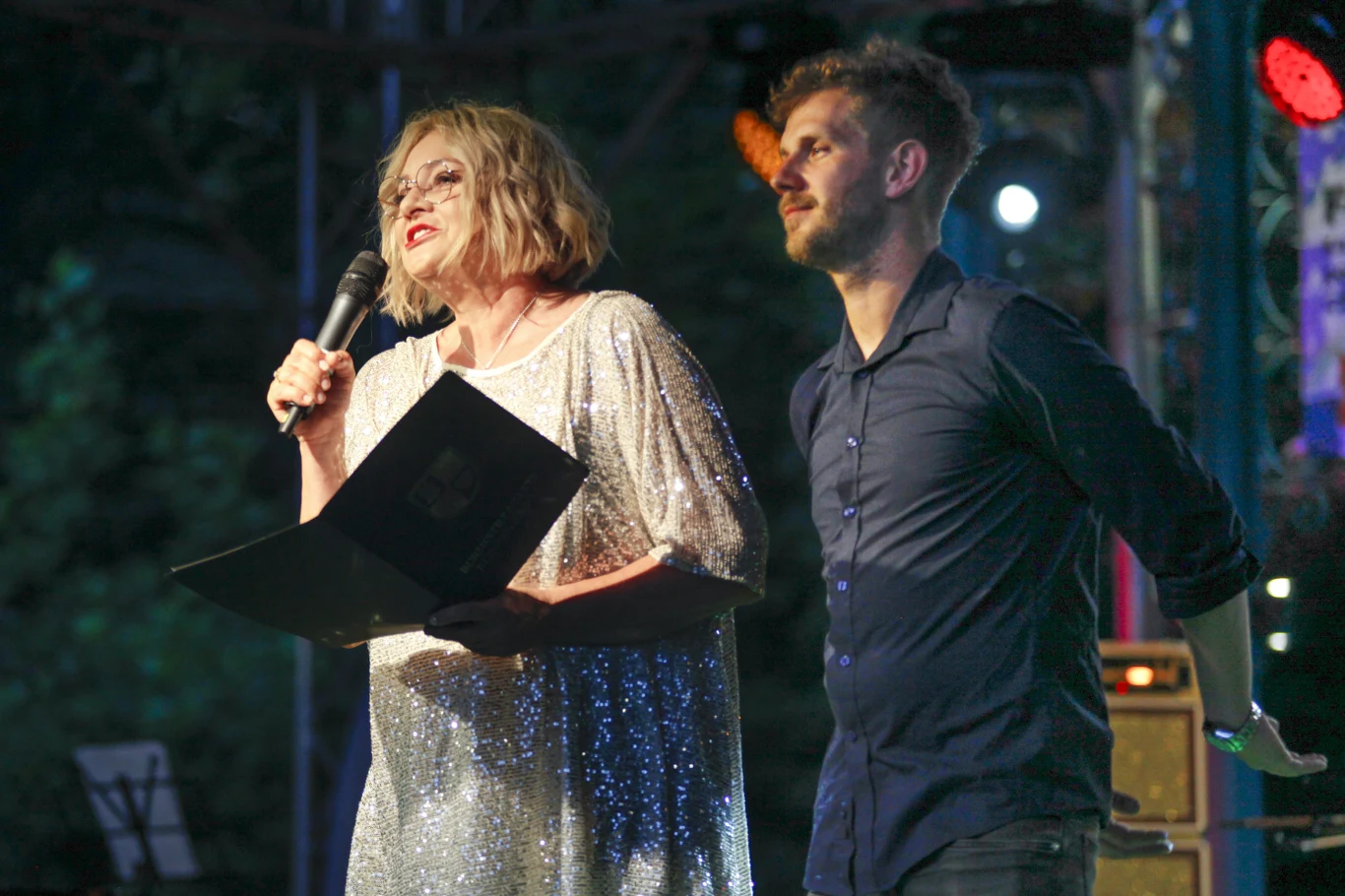 Małgorzata Ostrowska-Królikowska z synem Antonim