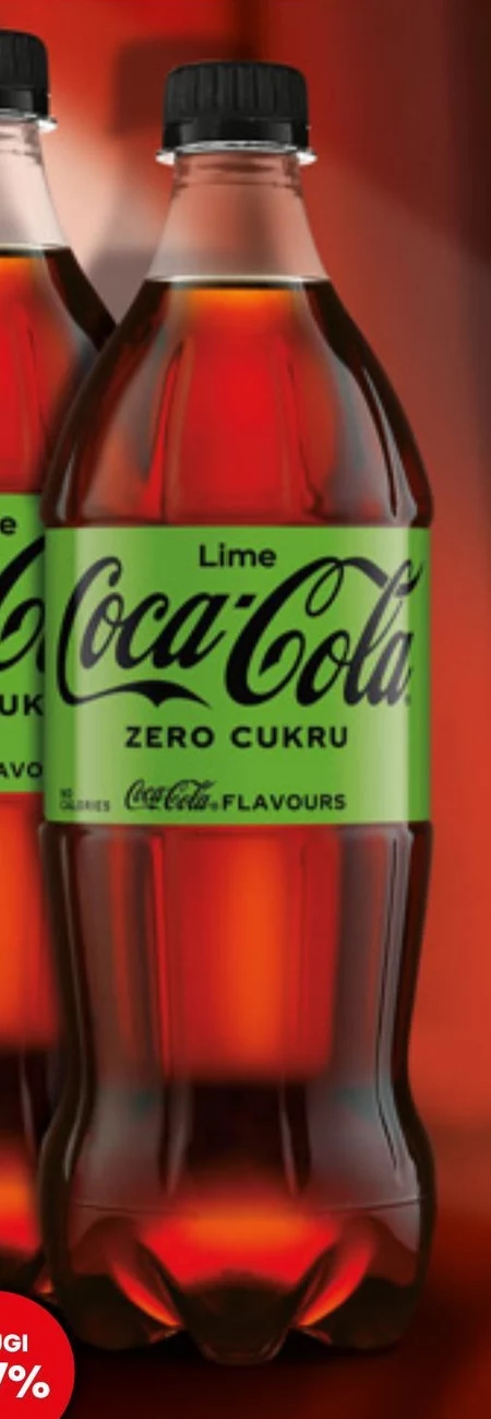 Coca-Cola zero Lime Napój gazowany 850 ml