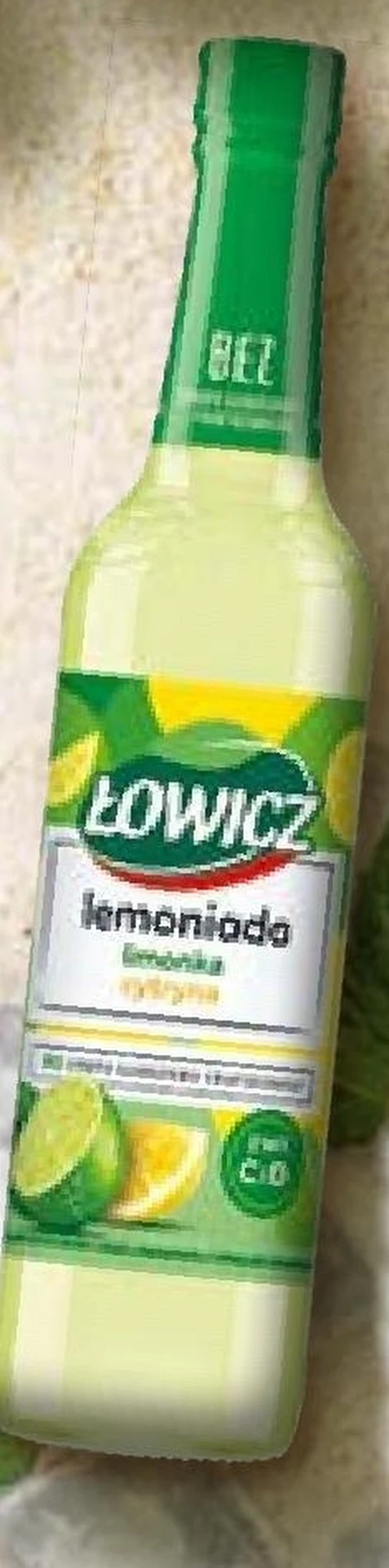 Łowicz Suplement diety syrop o smaku limonkowym z cytryną 400 ml