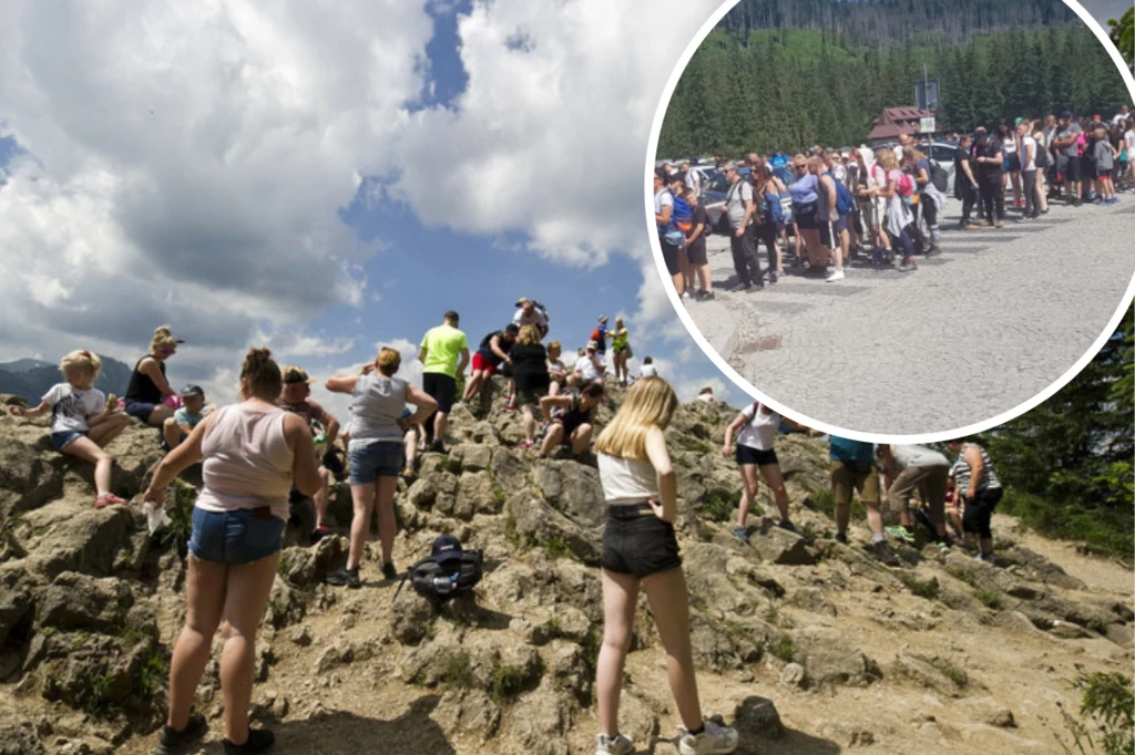 Na grupie „Tatry moja miłość”, która zrzesza miłośników górskich wycieczek i krajobrazów wczoraj, 1 sierpnia pojawiło się zdjęcie monstrualnej kolejki