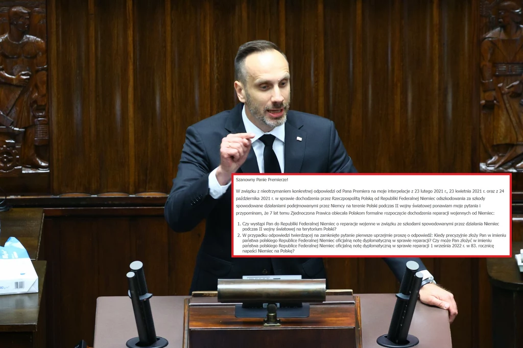 Janusz Kowalski wysłał premierowi kilka zapytań o reparacje Janusz Kowalski wysłał premierowi kilka zapytań o reparacje