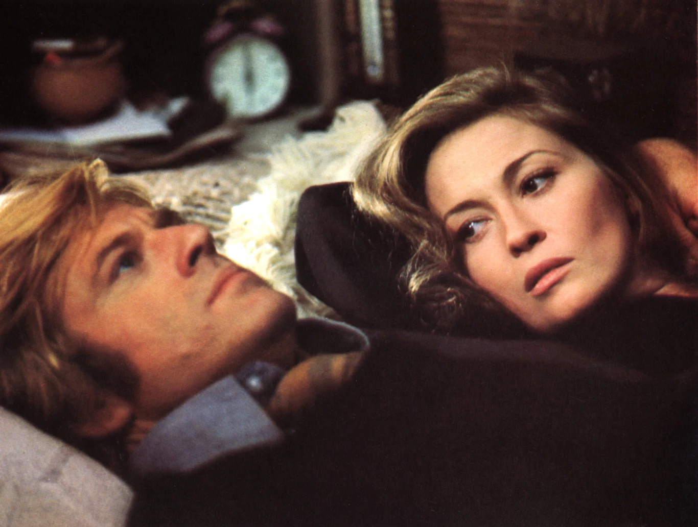 Faye Dunaway i Robert Redford w filmie "Trzy dni kondora"