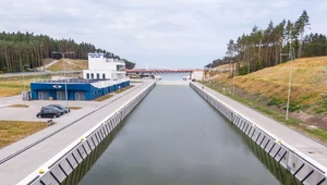 Kanał na Mierzei Wiślanej