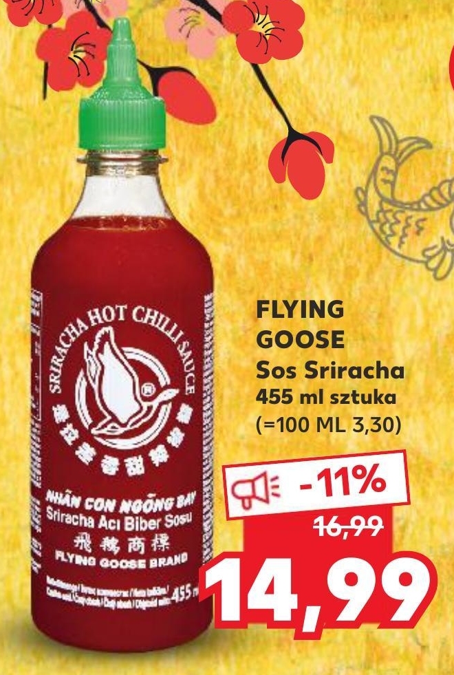 Archiwum Sos sriracha Flying Goose Kaufland 04. 08. 2022 10. 08