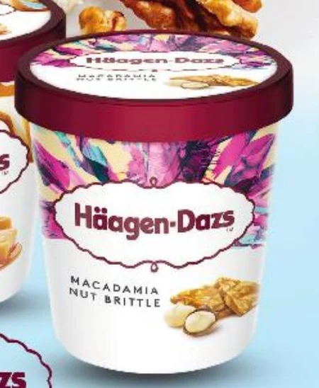 Häagen-Dazs Lody waniliowe z kawałkami orzechów makadamia 460 ml