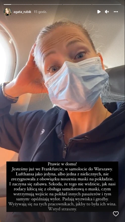 Agata Rubik na Instastory Agata Rubik na Instastory