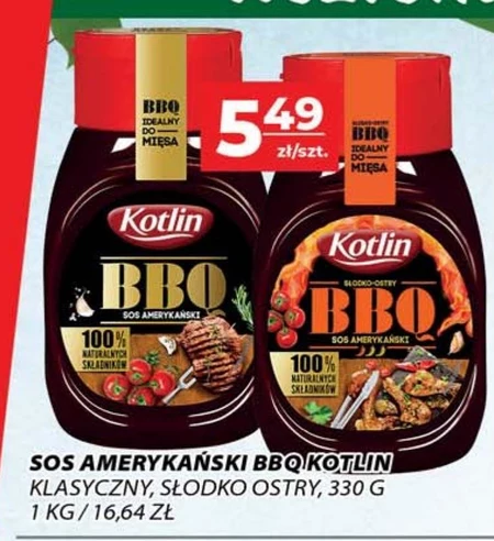 Kotlin Sos amerykański BBQ 330 g