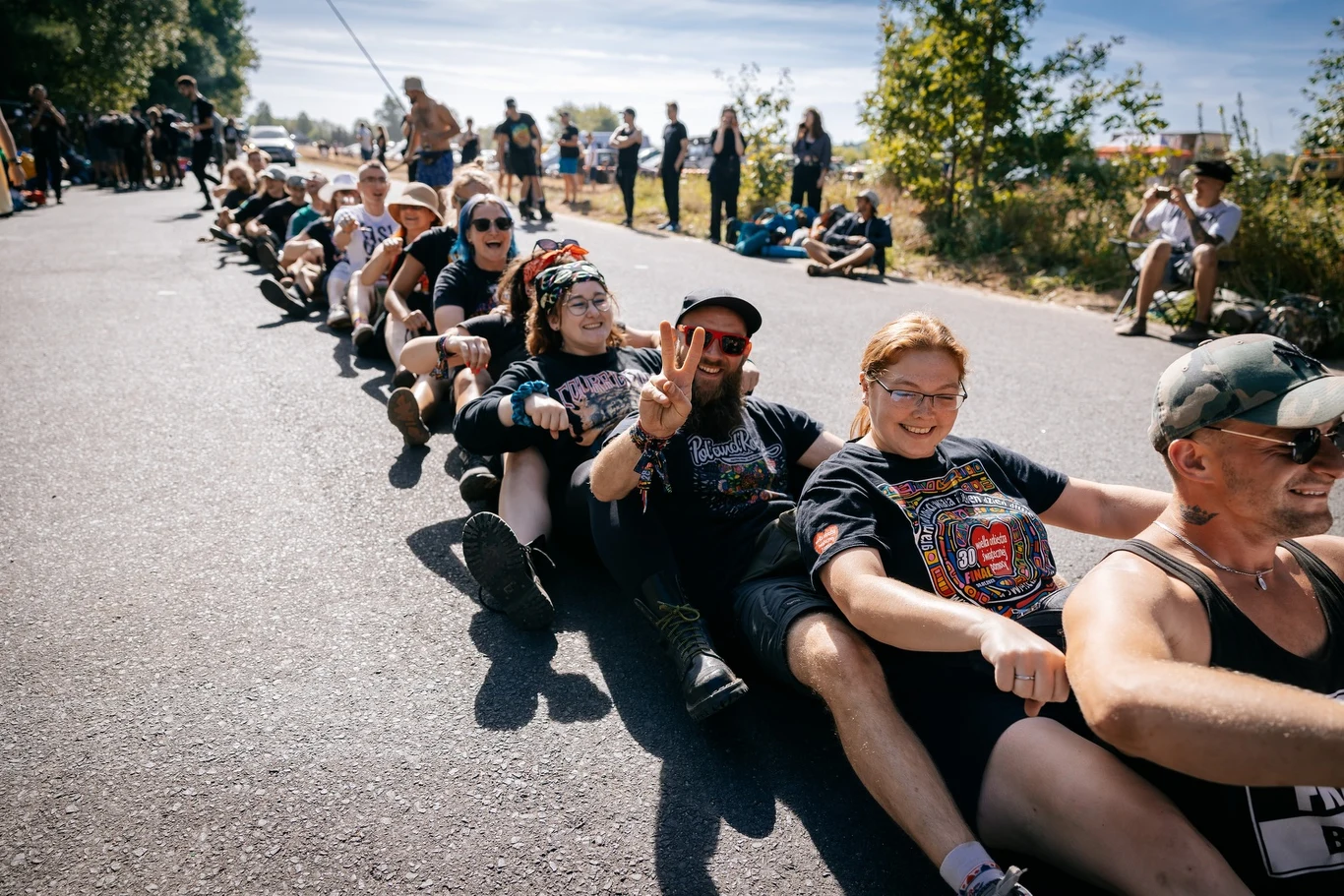 Na festiwalowym polu Pol'and'Rock 2022 pojawia się coraz więcej fanów!