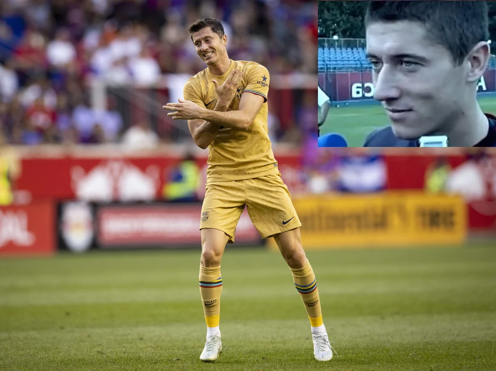 Robert Lewandowski poprzez Znicza Pruszków odbudował swoją karierę i z Lecha Poznań trafił do reprezentacji Polski (na zdjęciu z prawej). Teraz razem z Barceloną rusza na podbój La Liga