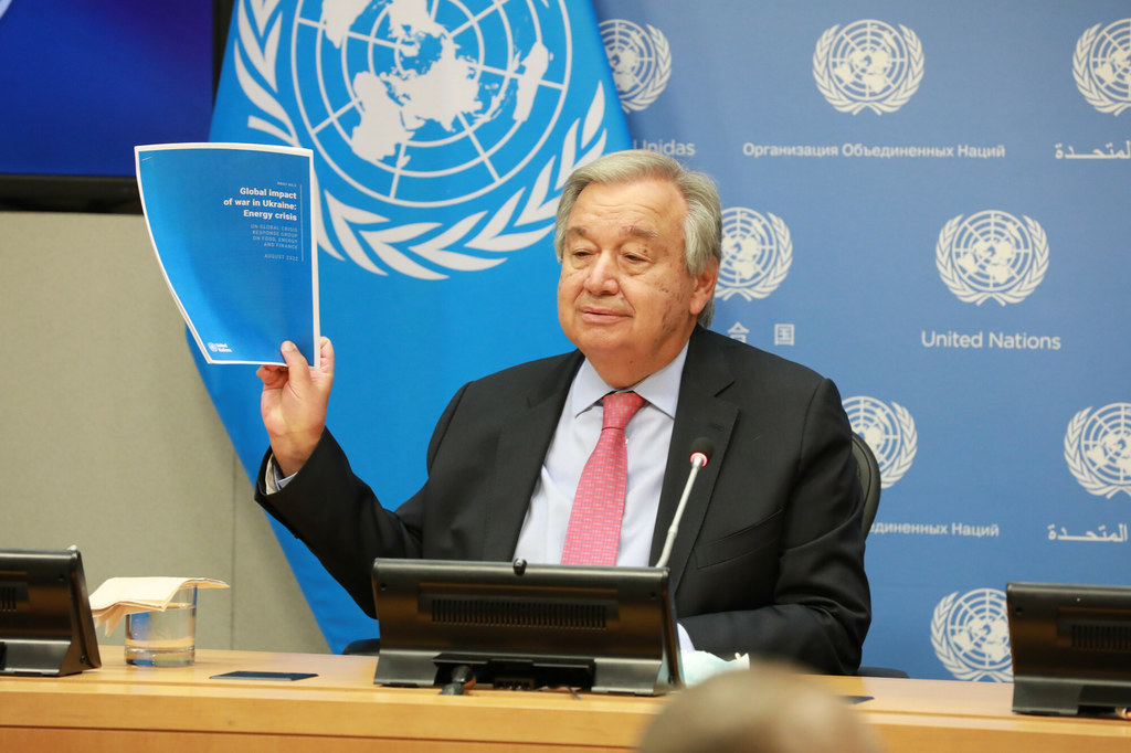 Guterres przedstawia trzeci raport dotyczący wpływu wojny w Ukrainie na świat