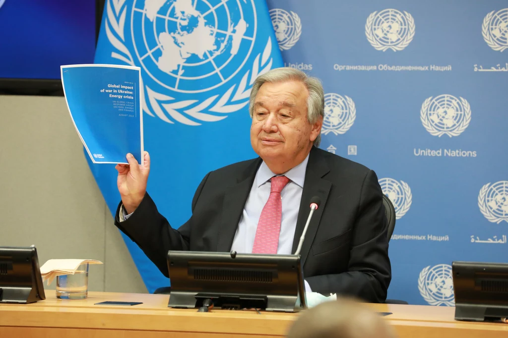 Guterres przedstawia trzeci raport dotyczący wpływu wojny w Ukrainie na świat