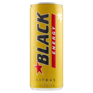 Black Energy Citrus Gazowany napój energetyzujący 250 ml - 2