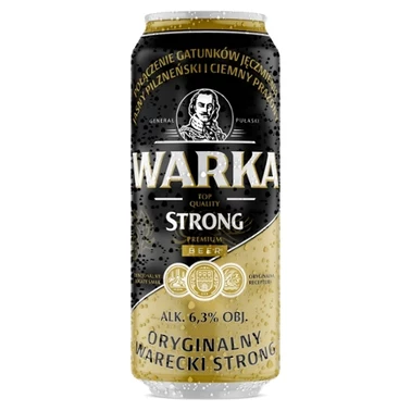 Warka Strong Piwo jasne 500 ml - 2
