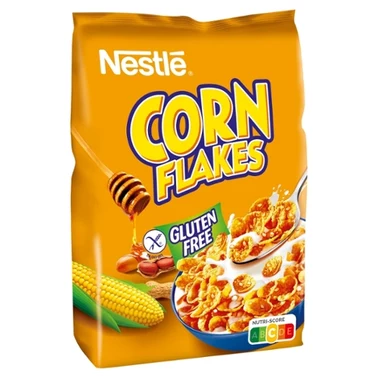 Nestlé Corn Flakes Chrupiące płatki kukurydziane miód i orzeszki 450 g - 0