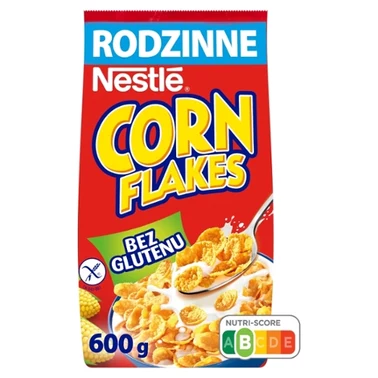 Nestlé Corn Flakes Chrupiące płatki kukurydziane z witaminami 600 g - 0