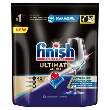 Finish Ultimate Fresh Kapsułki do mycia naczyń w zmywarce 516 g (40 sztuk) - 3