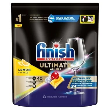 Finish Ultimate Lemon Kapsułki do mycia naczyń w zmywarce 516 g ( 40 sztuk) - 3