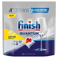 Finish Quantum Lemon Kapsułki do mycia naczyń w zmywarce 249,6 g (24 sztuki)