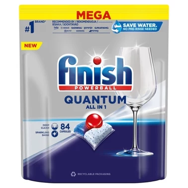 Finish Quantum Fresh Kapsułki do mycia naczyń w zmywarce 873,6 g (84 sztuki) - 0