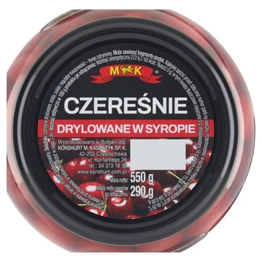 MK Czereśnie drylowane w syropie 550 g - 3