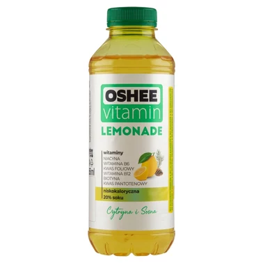 Oshee Vitamin Lemonade Napój niegazowany cytryna-sosna 555 ml - 1