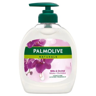 Palmolive Naturals Milk & Orchid (Mleko i Orchidea) Kremowe mydło w płynie z dozownikiem 300 ml - 1