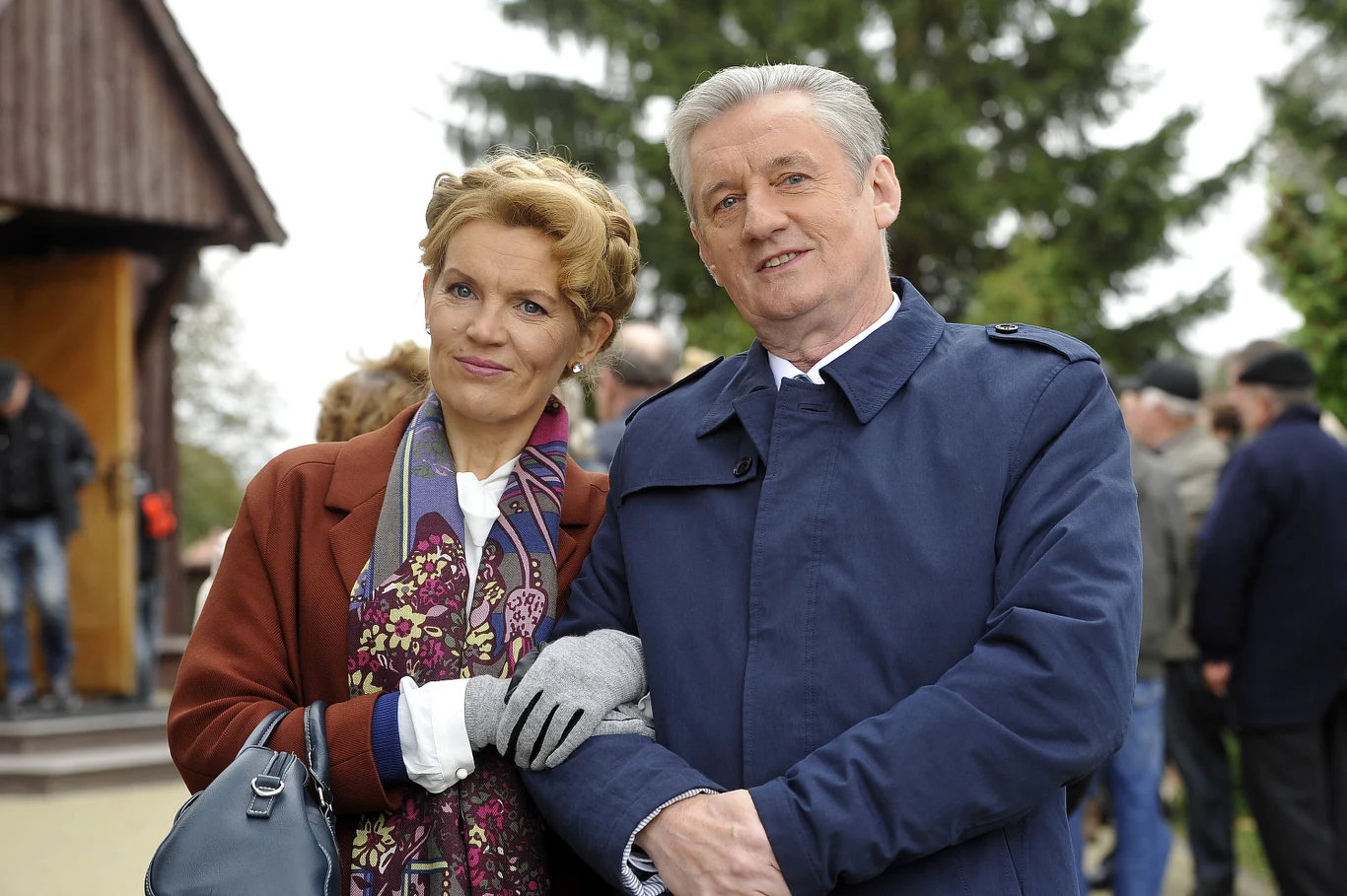 Grzegorz Wons i Dorota Chotecka w serialu "Ranczo"