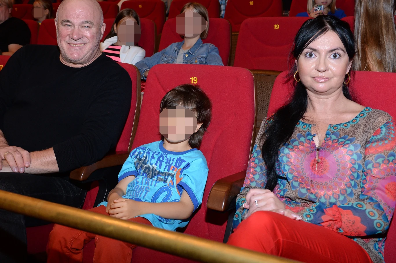 Ryszard Rynkowski z synkiem i żoną Ryszard Rynkowski z synkiem i żoną