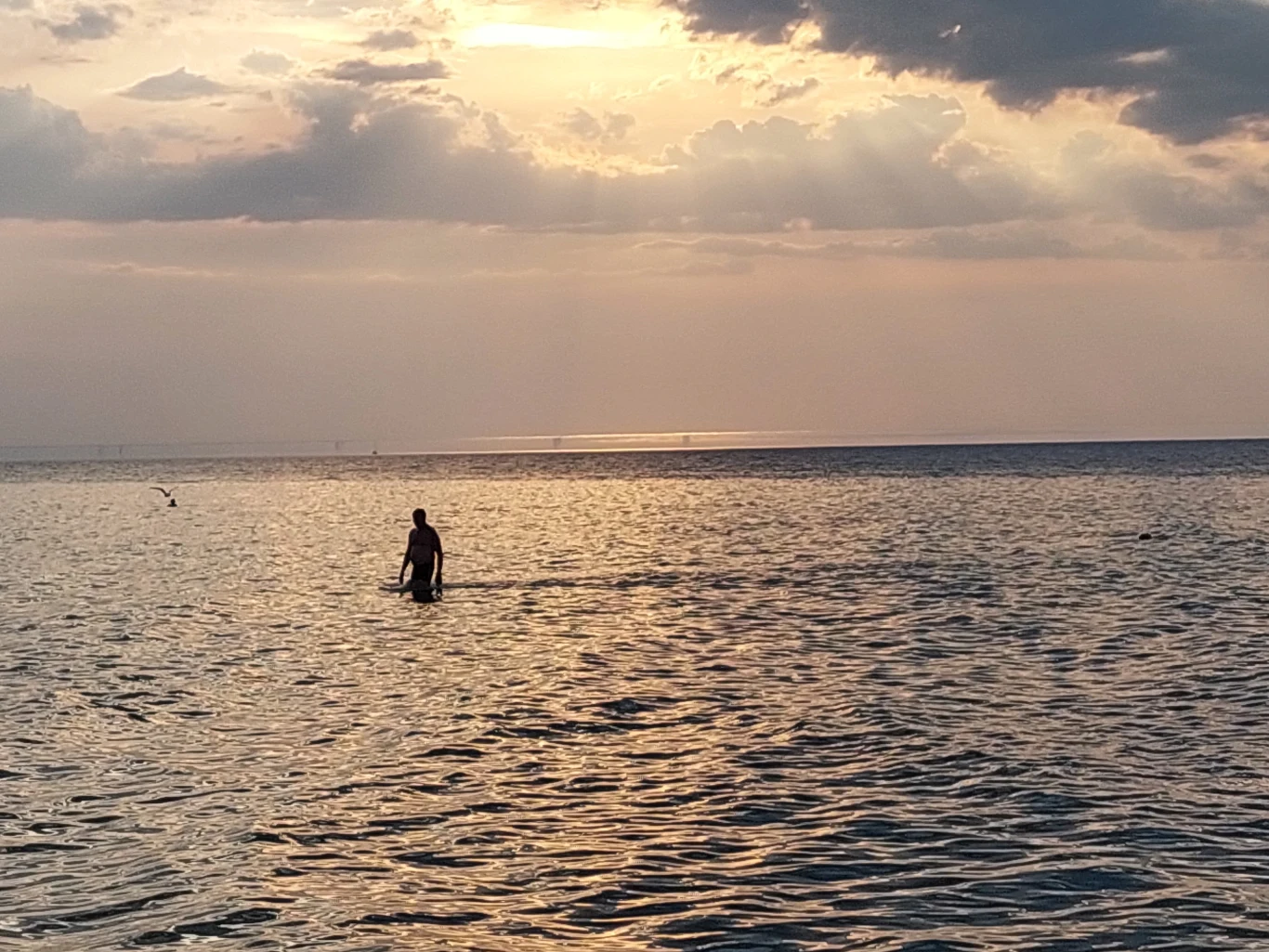 Miraż o zachodzie Słońca