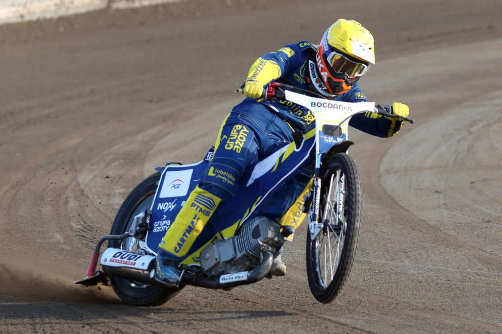 Żużel. PGE Ekstraliga: Motor Lublin - Stal Gorzów. O której godzinie początek meczu? Gdzie oglądać? Transmisja w tv i stream online. Na zdjęciu Dominik Kubera (Motor)