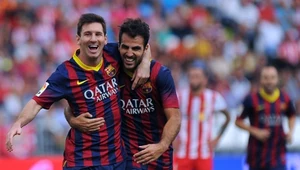 Cesc Fabregas i Leo Messi