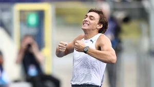 Armand Duplantis na Stadionie Śląskim w Chorzowie