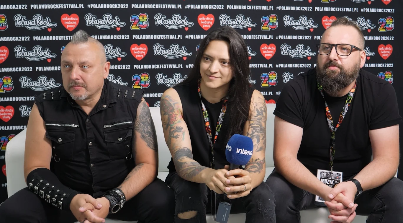 3/5 składu House of Death na Pol'and'Rock Festival 2022 - od lewej: Skaya, Juan Carlos Cano i Adam Bielczuk 3/5 składu House of Death na Pol'and'Rock Festival 2022 - od lewej: Skaya, Juan Carlos Cano i Adam Bielczuk