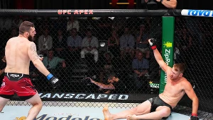 Michał Oleksiejczuk (z lewej) i Sam Alvey