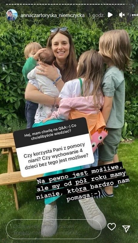 Anna Czartoryska-Niemczycka o niani