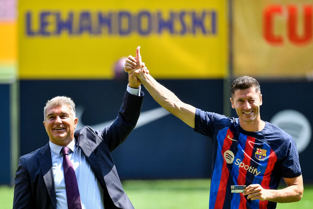 Joan Laporta i Robert Lewandowski