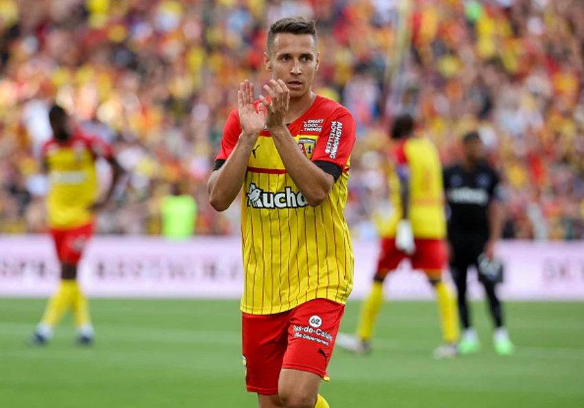 Przemysław Frankowski w barwach RC Lens