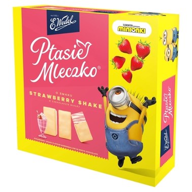 E. Wedel Ptasie Mleczko o smaku Strawberry Shake 360 g - 0