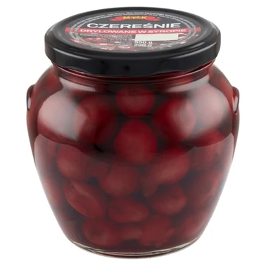 MK Czereśnie drylowane w syropie 550 g - 0